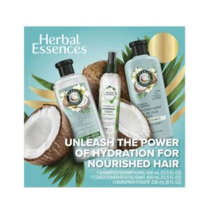 Herbal-Essences-Coconut-Smooth-Holiday-Gift-Pack,-Shampoo,-Conditioner-and-Detangling Spray