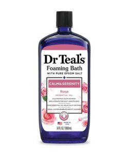 Dr. Teal's Calm & Serenity Foaming Body Wash with Rose Essential Oil 1000ml deeptot