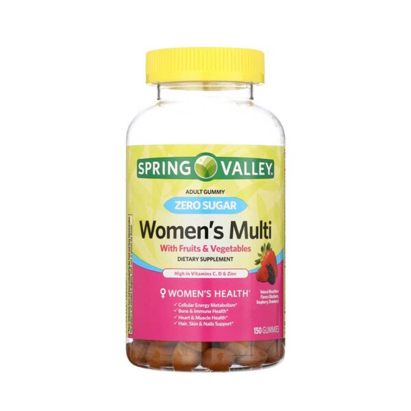 Spring-Valley-Zero-Sugar-Women's-Multi-Gummies. deeptot