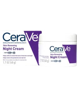 Cerave Skin Renewing Face Night Cream with Peptides & Hyaluronic Acid