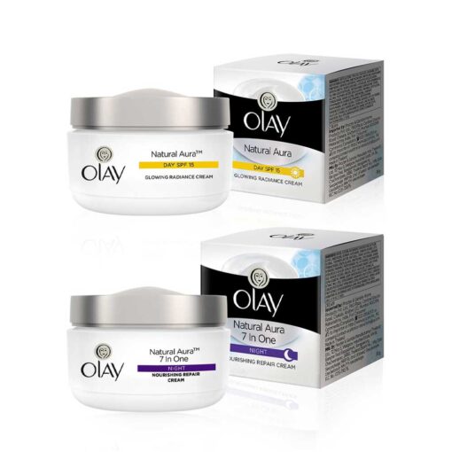 Olay-Natural-Aura-Day-&-Night-Face-Cream-Combo---Day-Cream-with-SPF