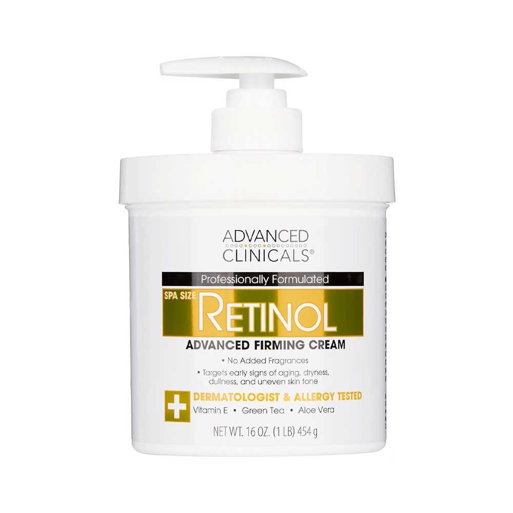Advanced Clinicals Retinol Firming Cream 454g
