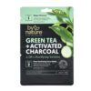 By Nature Green Tea + Activated Charcoal Mask 20g