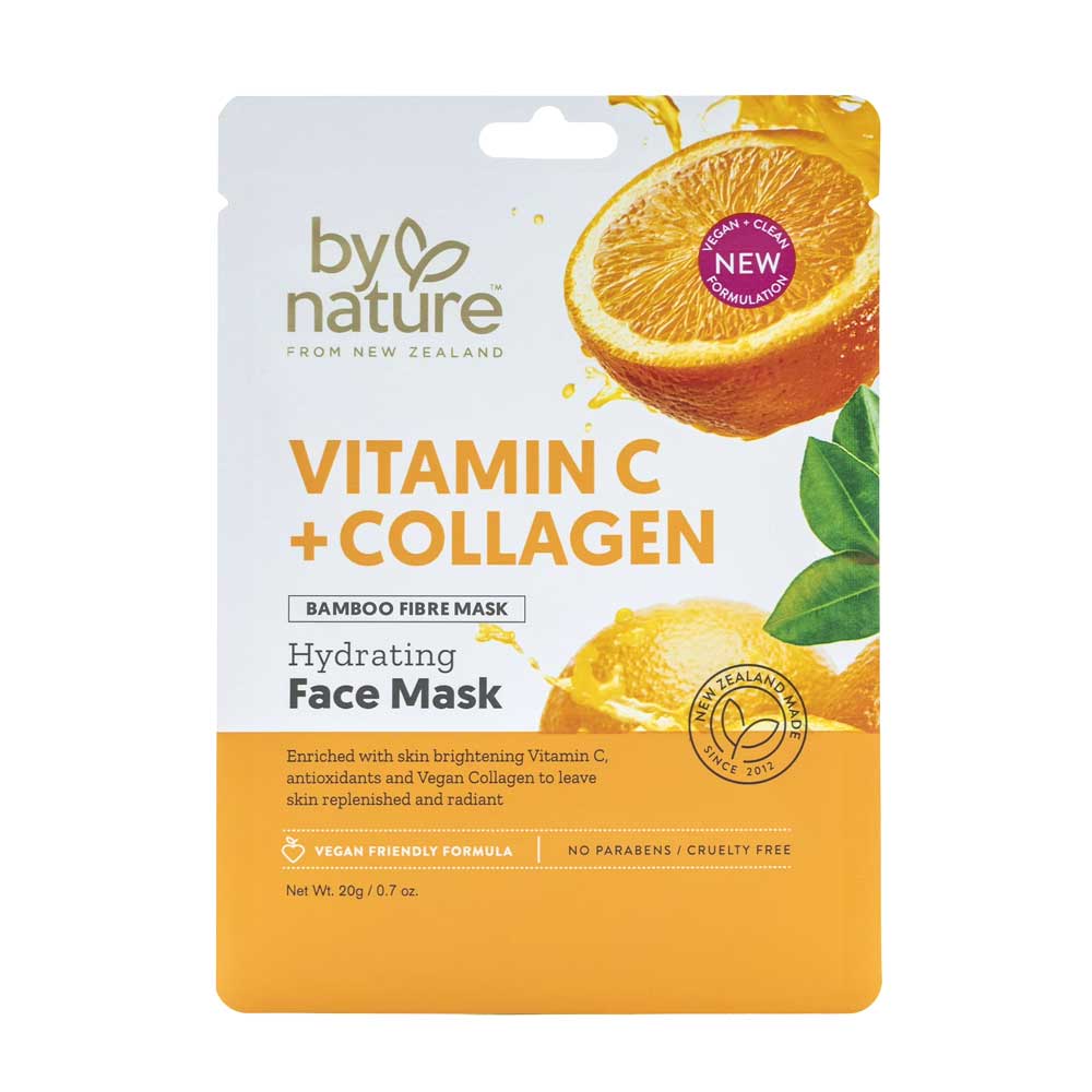 By Nature Vitamin C + Collagen Mask 20g